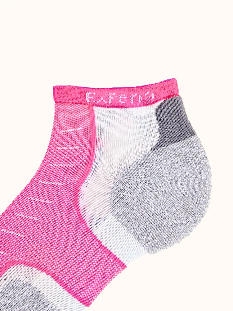 Unisex Padded Low-Cut Fitness Socks