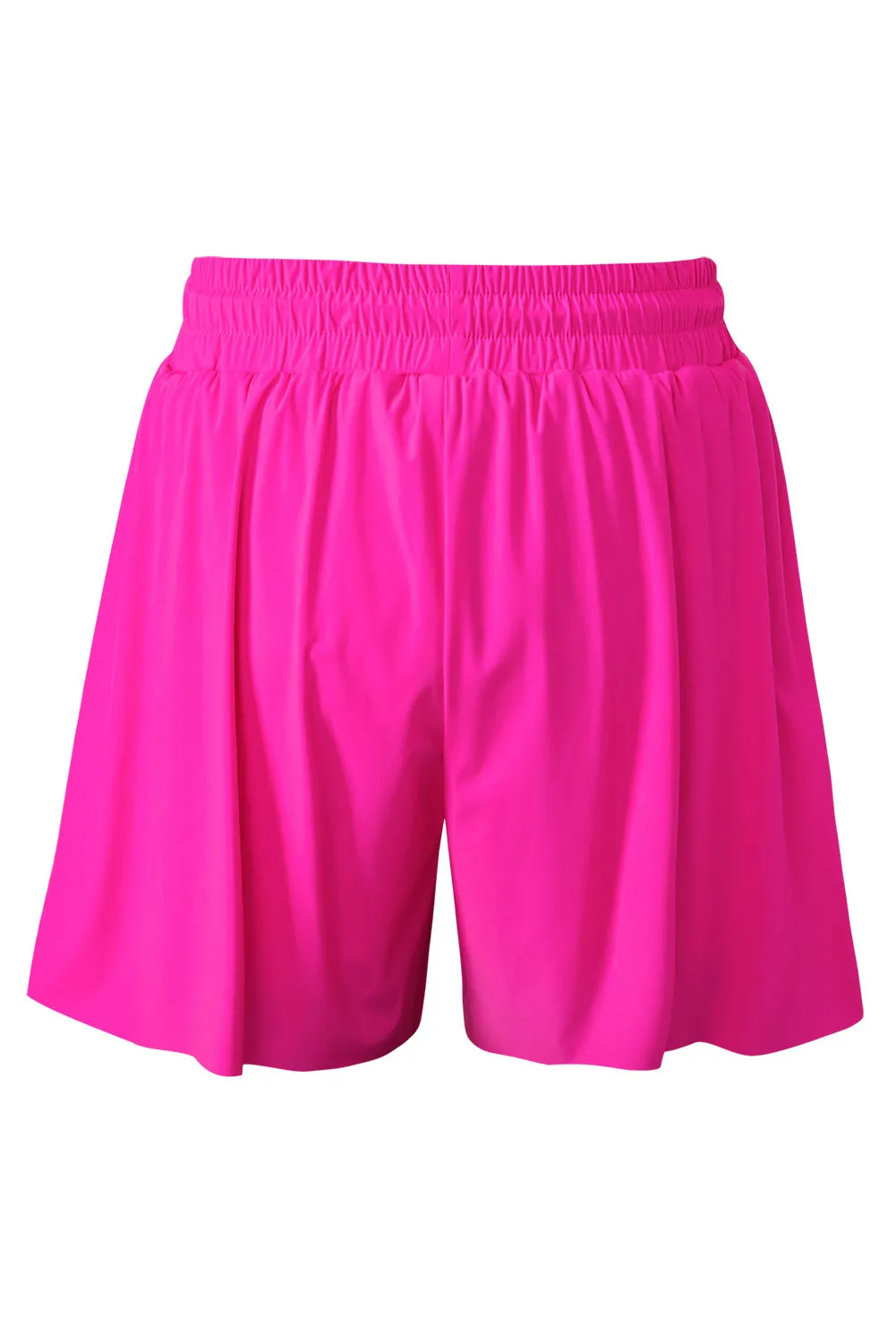 Women's High Waisted Swim Skirt Shorts Quick Dry Swim Bottoms with Pockets