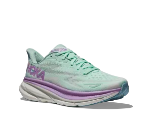 Women's Hoka Clifton 9 Color: Sunlit Ocean/Lilac Mist (WIDE WIDTH)