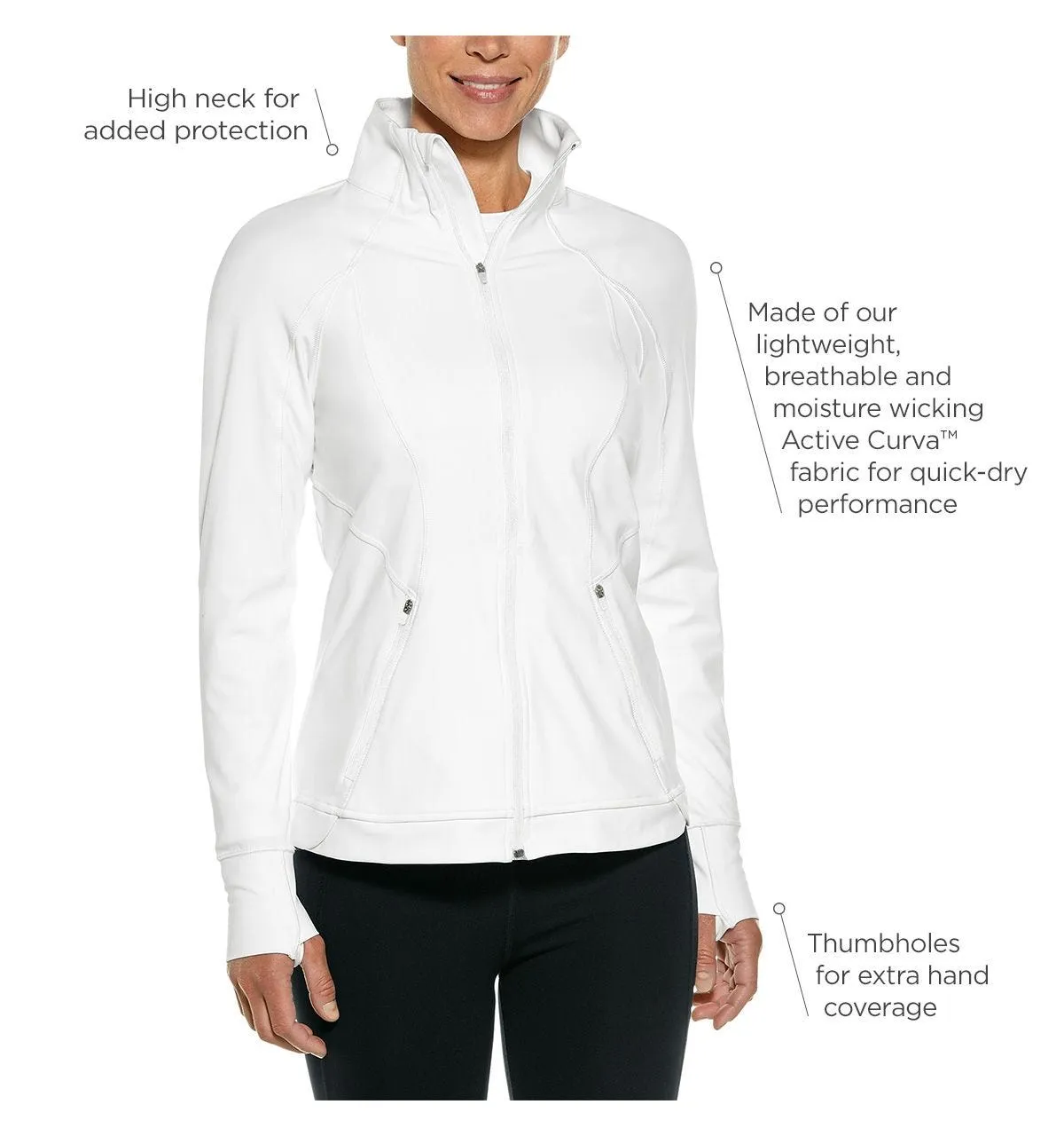 Women's Interval Jacket  |  White