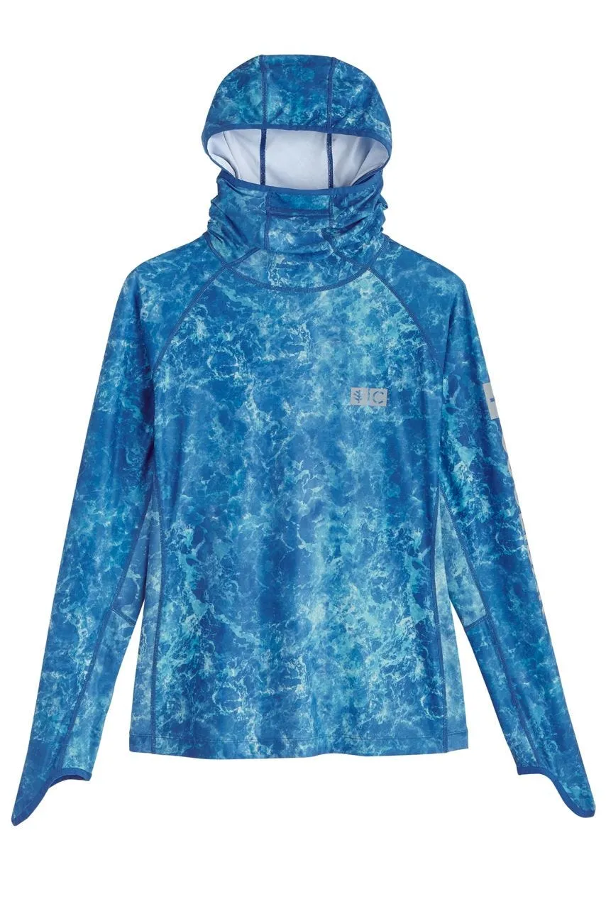 Women's Paros Sailing Hoodie  |  Blue Water Print