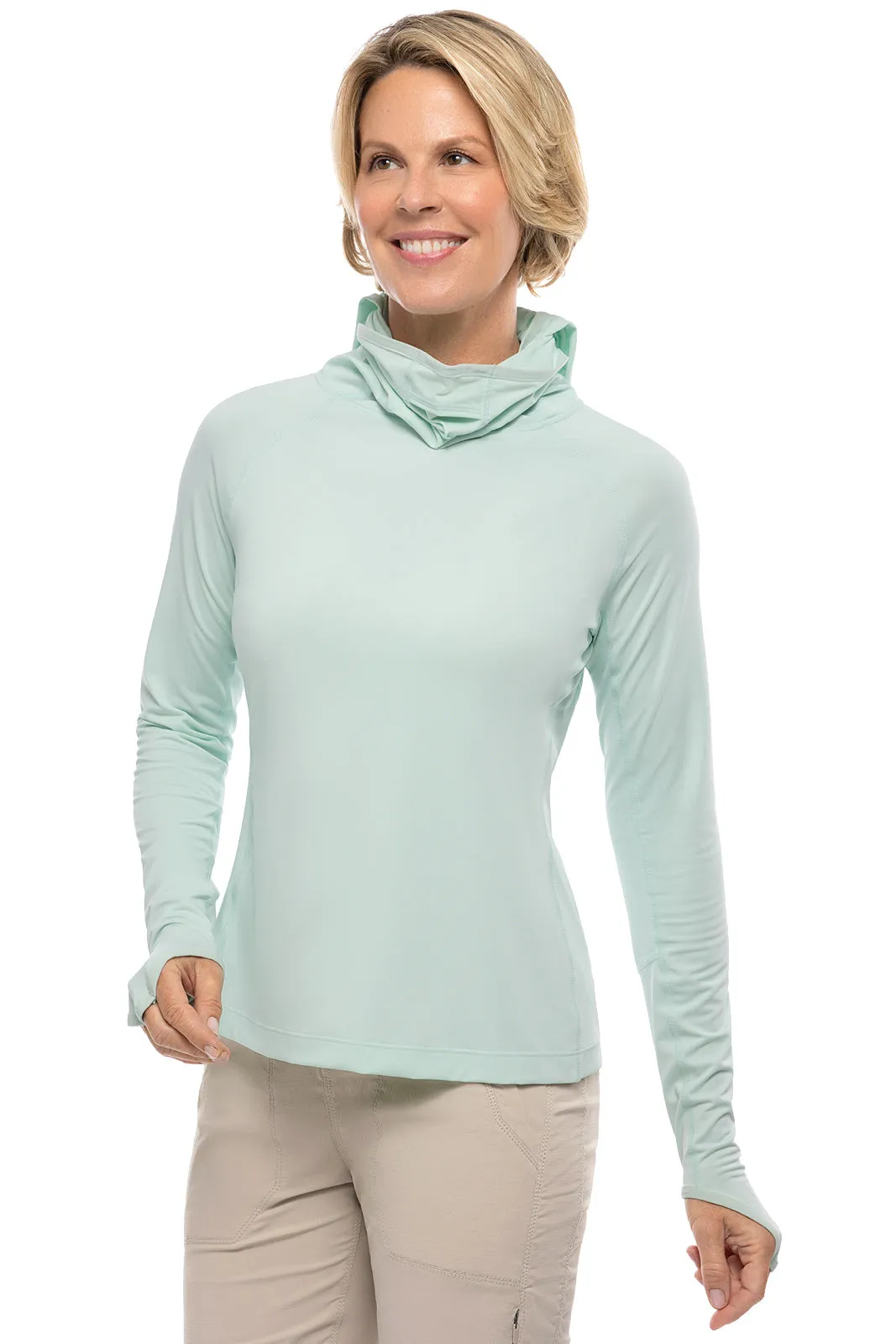 Women's Paros Sailing Hoodie  |  Misty Aqua