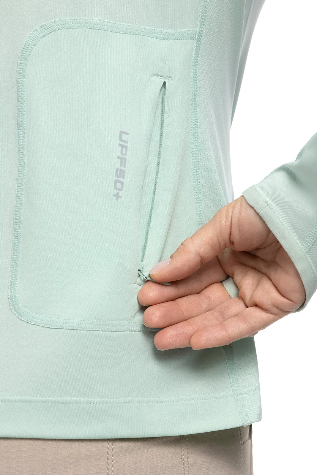 Women's Paros Sailing Hoodie  |  Misty Aqua