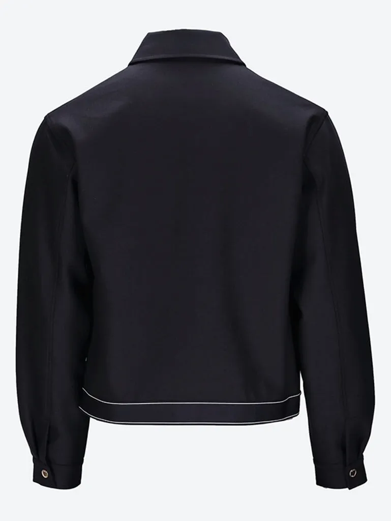 Wool sports tailoring jacket